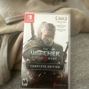 Nintendo Switch The Witcher 3: Wild Hunt Complete Edition - Red and Gray